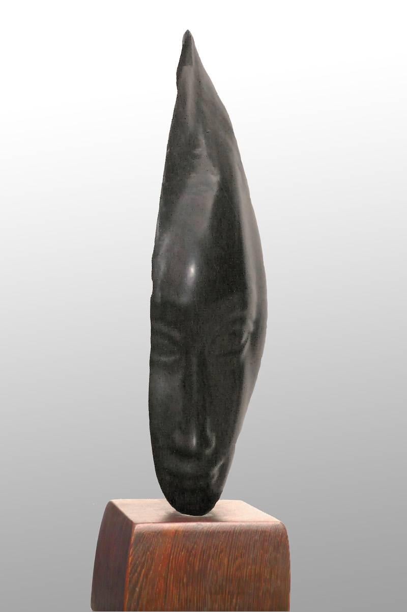 Visage - Sculpture by Jules Vermeire