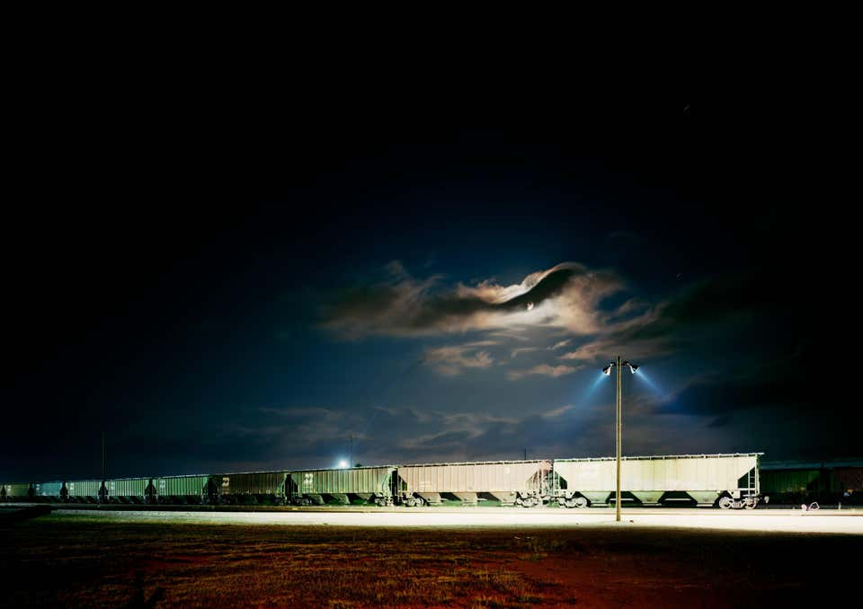 Untitled (Night Train), Galveston, Texas