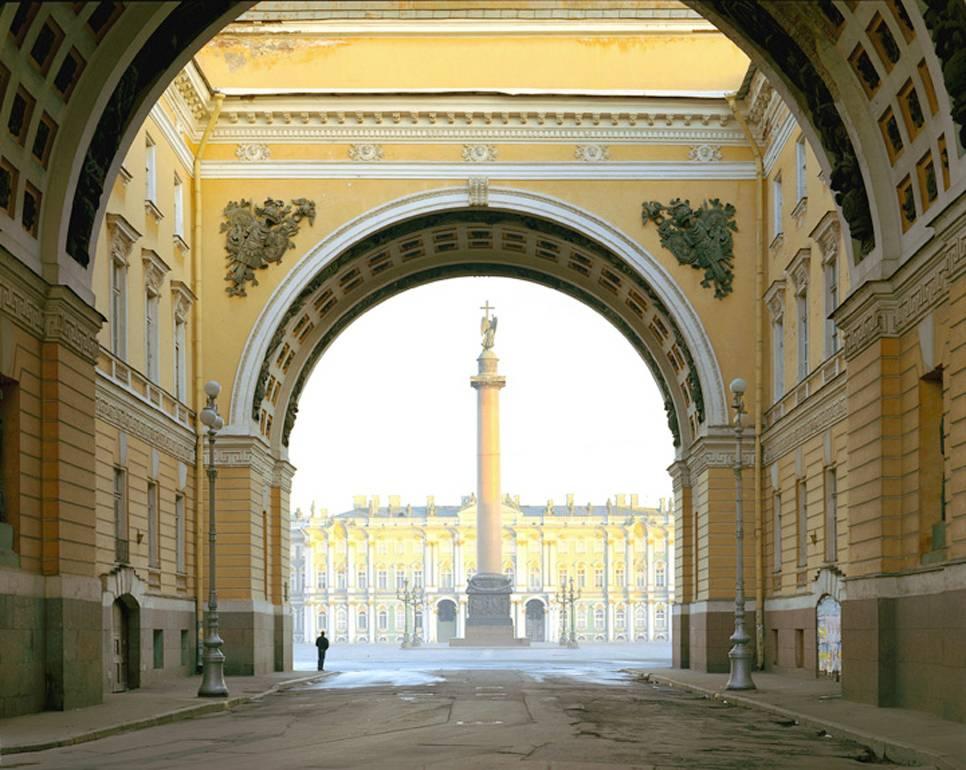 Andrew Moore Landscape Photograph - Palace Square, St. Peterburg, from the series Russia