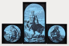Daniel Hosego: Dicktych: Figurative Painting