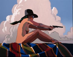 Die Frau:: die Liberty Valance erschoss:: Cowgirl in weißen Wolken