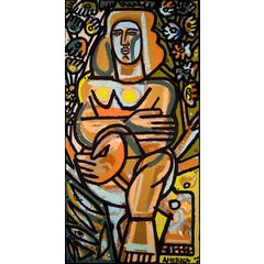 Woman in Magnolia Tree 3