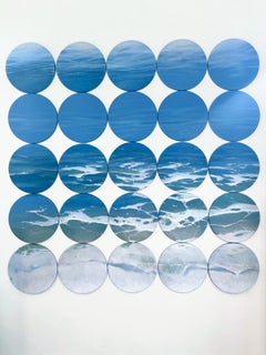 Photorealistic Ocean View on rounds in Oil on Canvas, Oceanis by Todd Kenyon