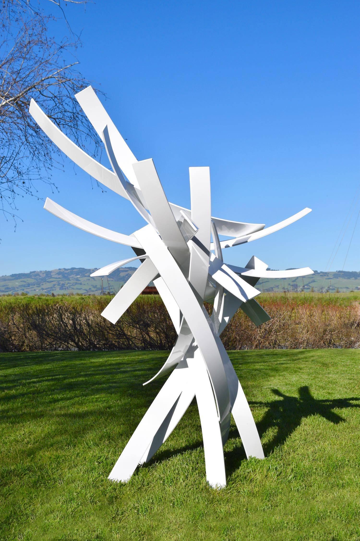 Up, Up and Away - White Sculpture 1