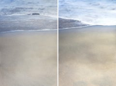 Reproduction d'une peinture photoréaliste représentant l'océan, « Blue Water, Virgin Sands », par Todd Kenyon