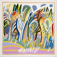 Impasto Painting, Bold lines, Pastel Colors, Maine & Landscape by America Martin