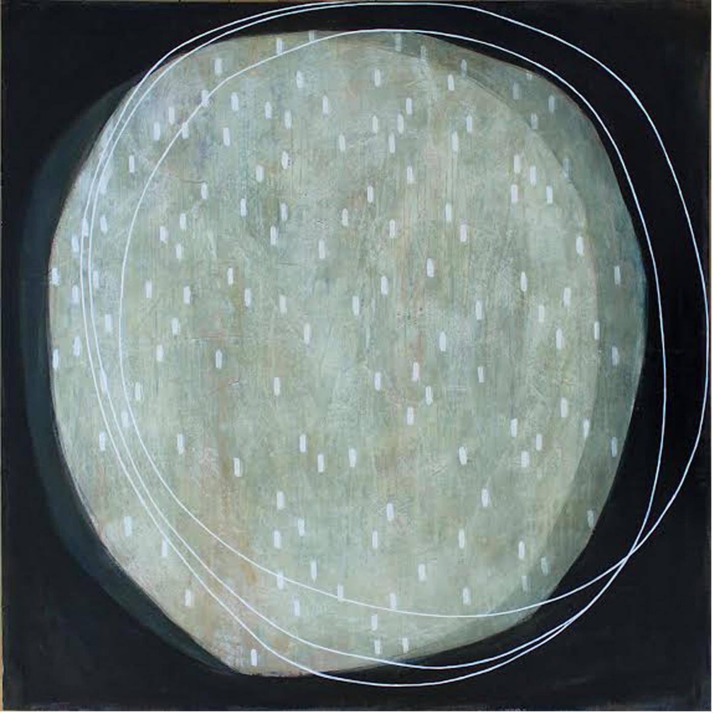 Karine Léger Abstract Painting - Hello Moon #12
