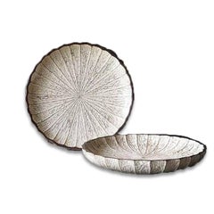 CARVED FLORAL PATTERNED BOWL