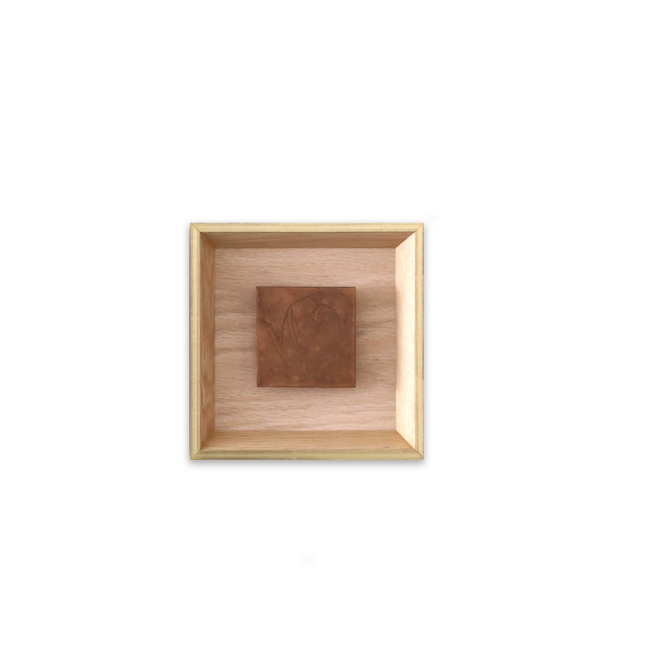 Ana Rosa de Ycaza Abstract Print - Small Copper Etching II