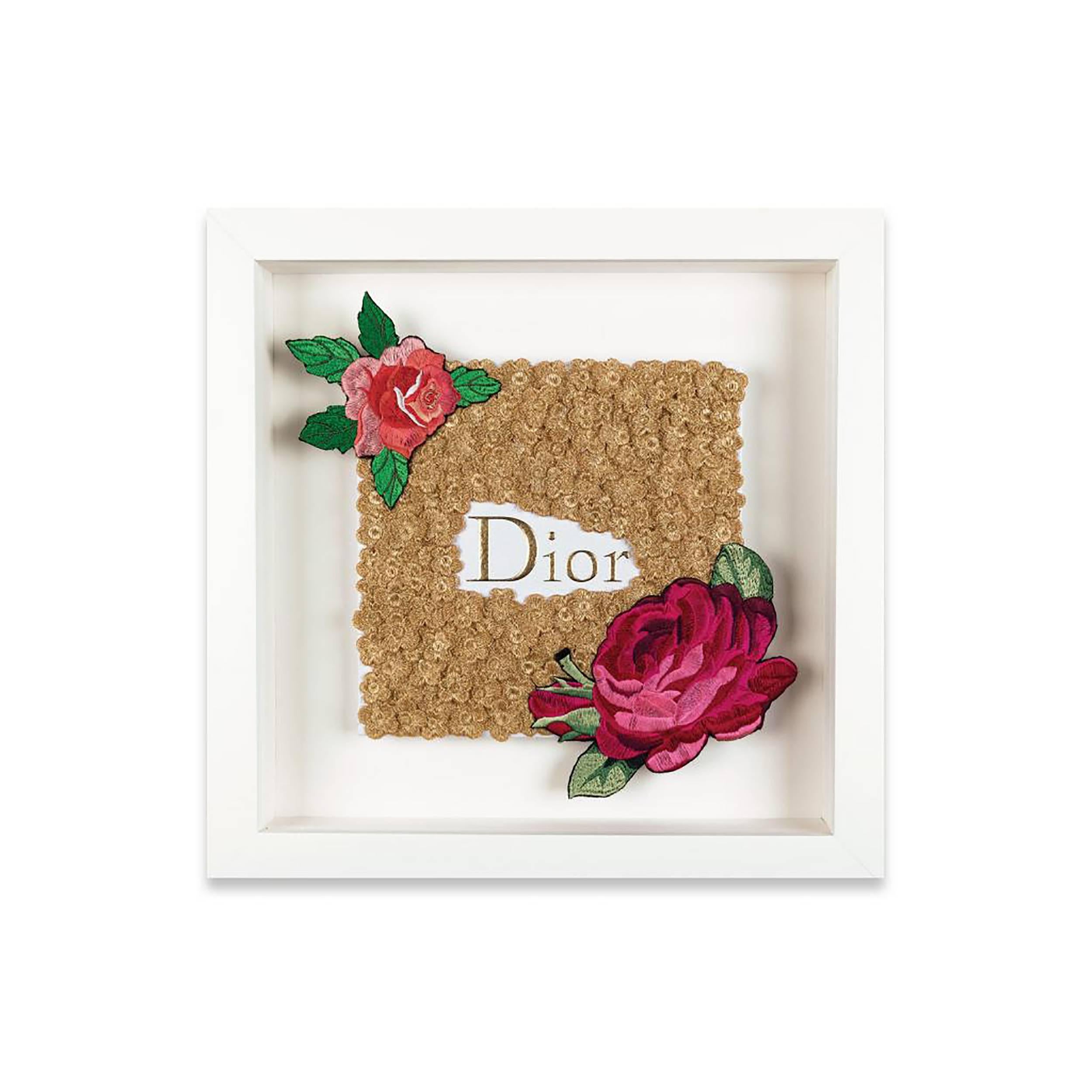 DIOR METALLIC ROSE - Art by Stephen Wilson