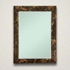 Large Vintage LaBarge Faux Tortoiseshell & Gilt Framed Mirror (42" x 30")