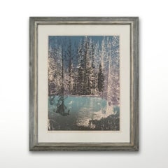 Paula Crane "Night Vision" Vintage Modernist Etching