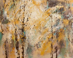 Memories of Warm Days. Contemporary Abstract, Textured, Mixed Media
