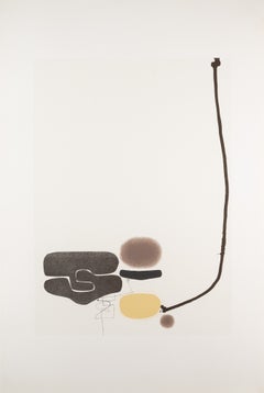 "Points of Contact" Variante 7 - Stampa astratta modernista del XX secolo di Pasmore