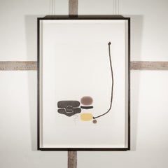 "Points of Contact" Variante 7 - Stampa astratta modernista del XX secolo di Pasmore