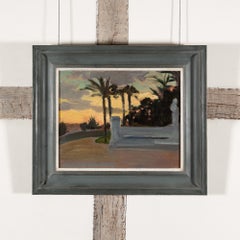 Study of Palm Trees - Early 20th Century Modern British Landscape Oil Painting