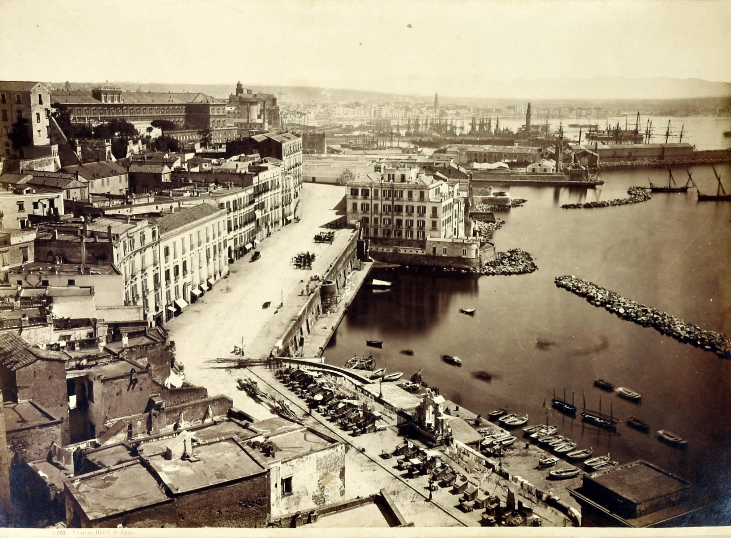 Twelve large Grand Tour albumen prints, apparently by Giorgio Sommer, likely from the 1860's. Sommer was an important 19th c. photographer who moved his studio to Naples in 1856, and photographed all the principal tourist sites in and around Naples,