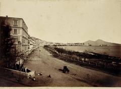 12 Large Grand Tour Photos of Naples, Capri, & c., apparently by Giorgio Sommer