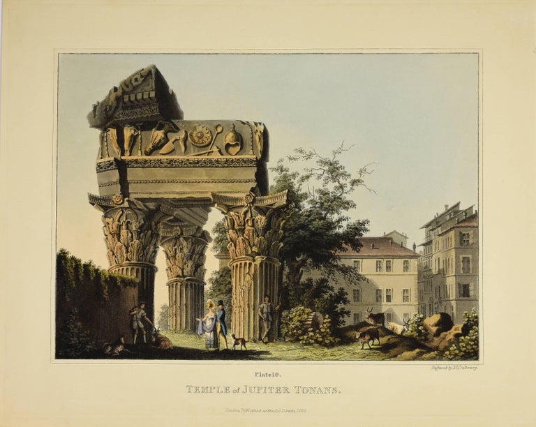 Matthew Dubourg - Set of 8 Hand Colored Aquatints of Roman Monuments by ...