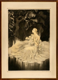 Louis Icart 1934 Lilies