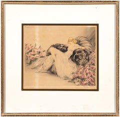 Louis Icart Art Deco Peonies 1930