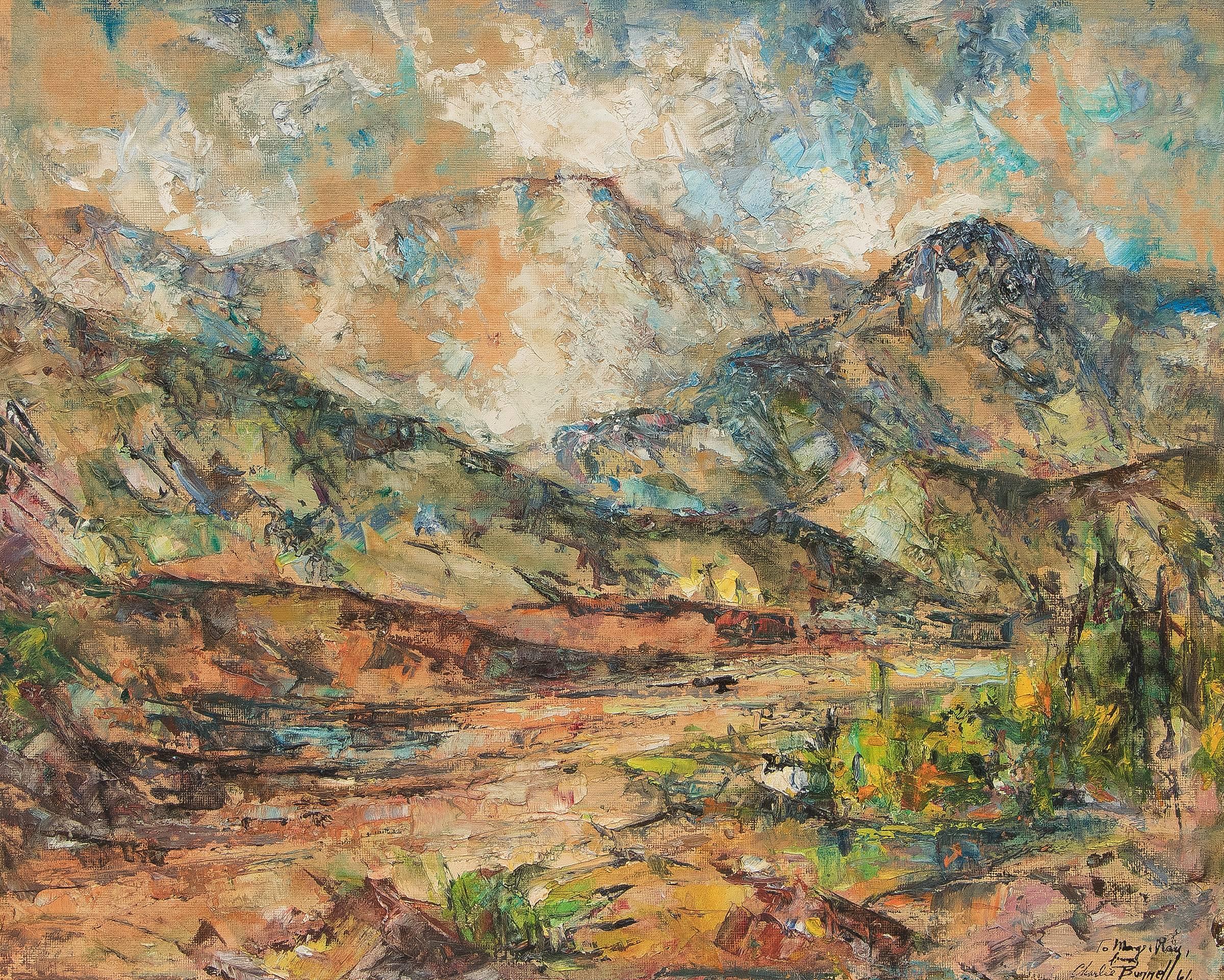 Untitled (Pike's Peak, Colorado) - Painting by Charles Ragland Bunnell