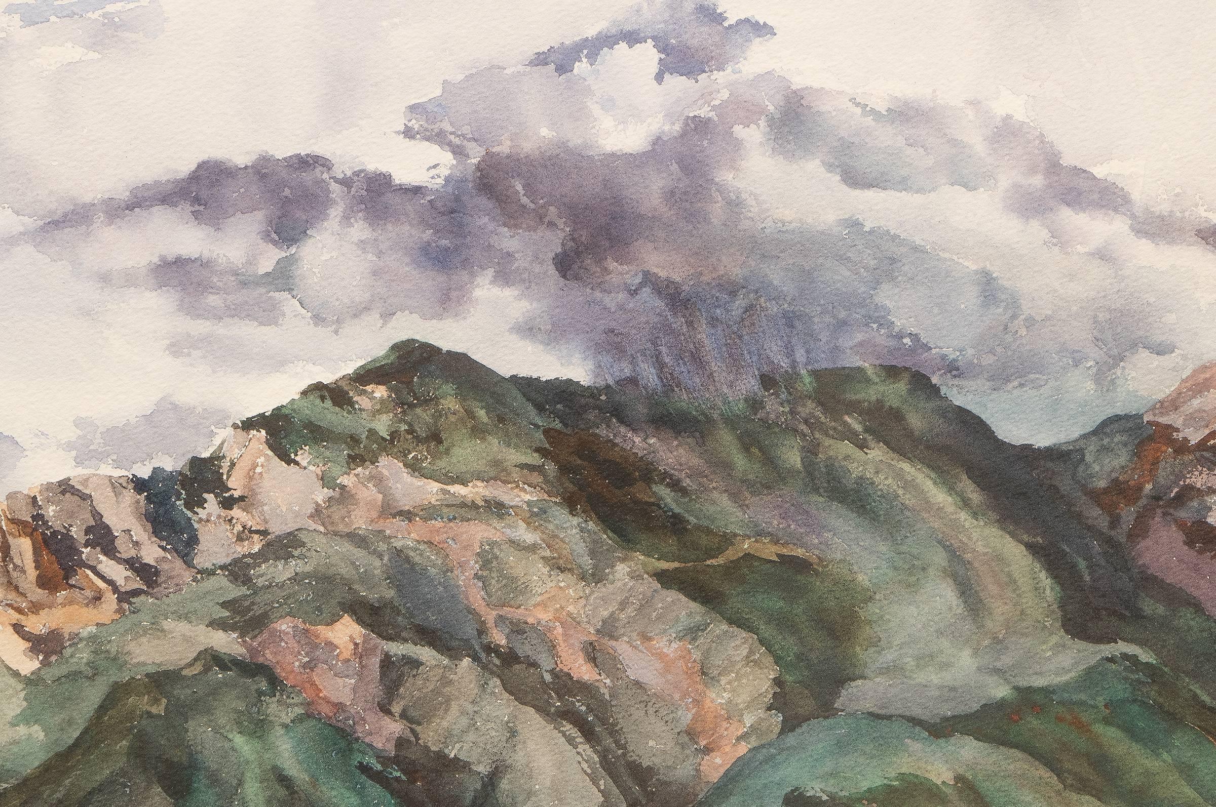 Taos Mountain (New Mexico) - Art by Jerry Kelly