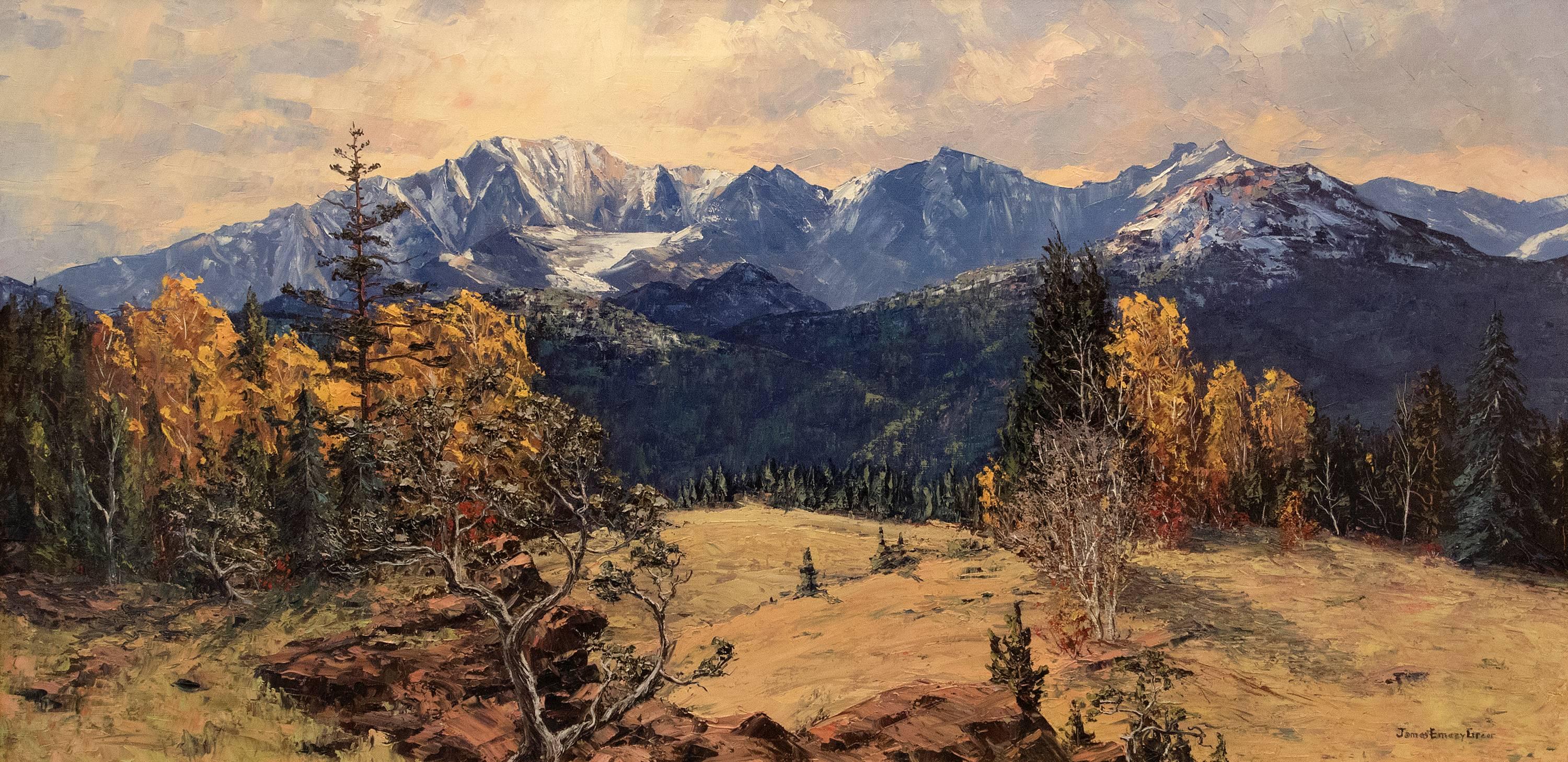 Untitled (Colorado Mountains) - Painting by James Emery Greer