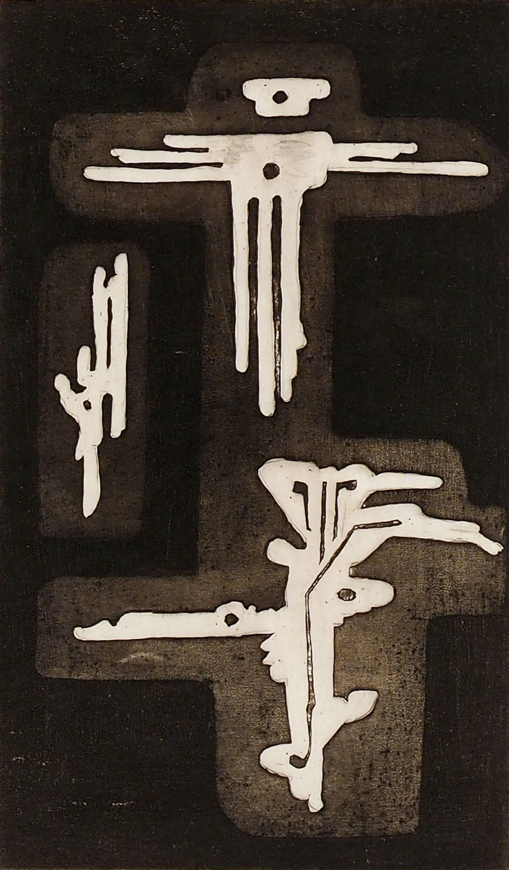 Anna Keener Abstract Print - Symbols