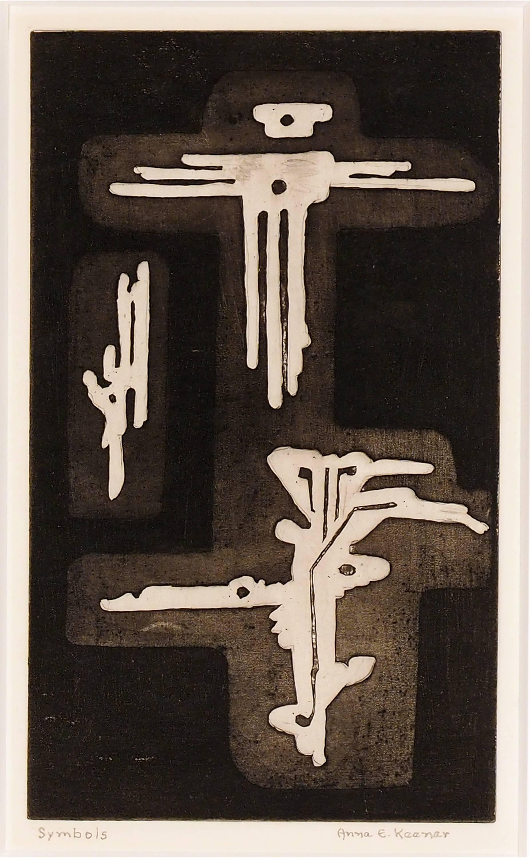Symbols - Abstract Print by Anna Keener