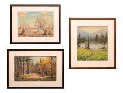 Collection of Three Original Paintings of Colorado 11
