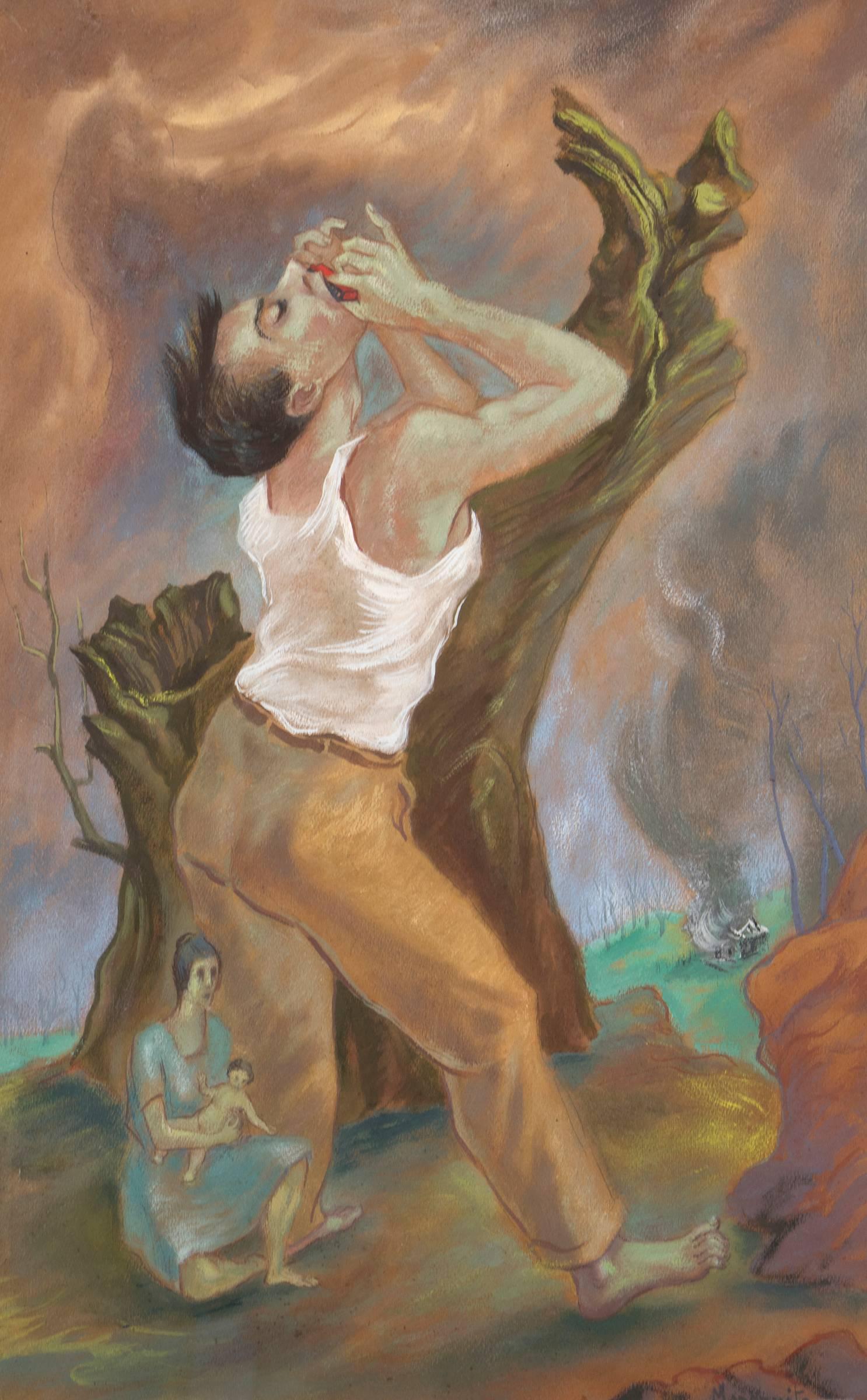 Passions and Feverishness - Painting by Peppino Mangravite