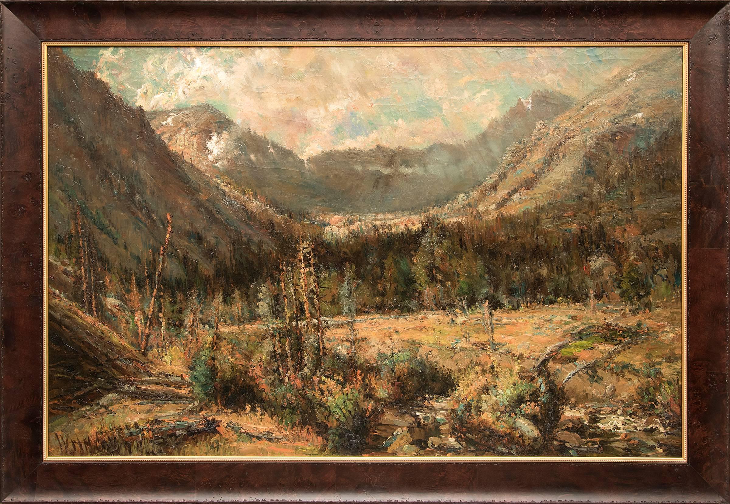 William H. M. (Coxe) Cox Landscape Painting - Untitled (Ouray, Colorado)