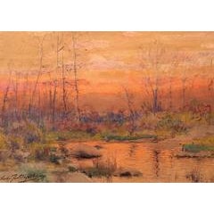 Untitled (River at Sunset, Colorado) 2