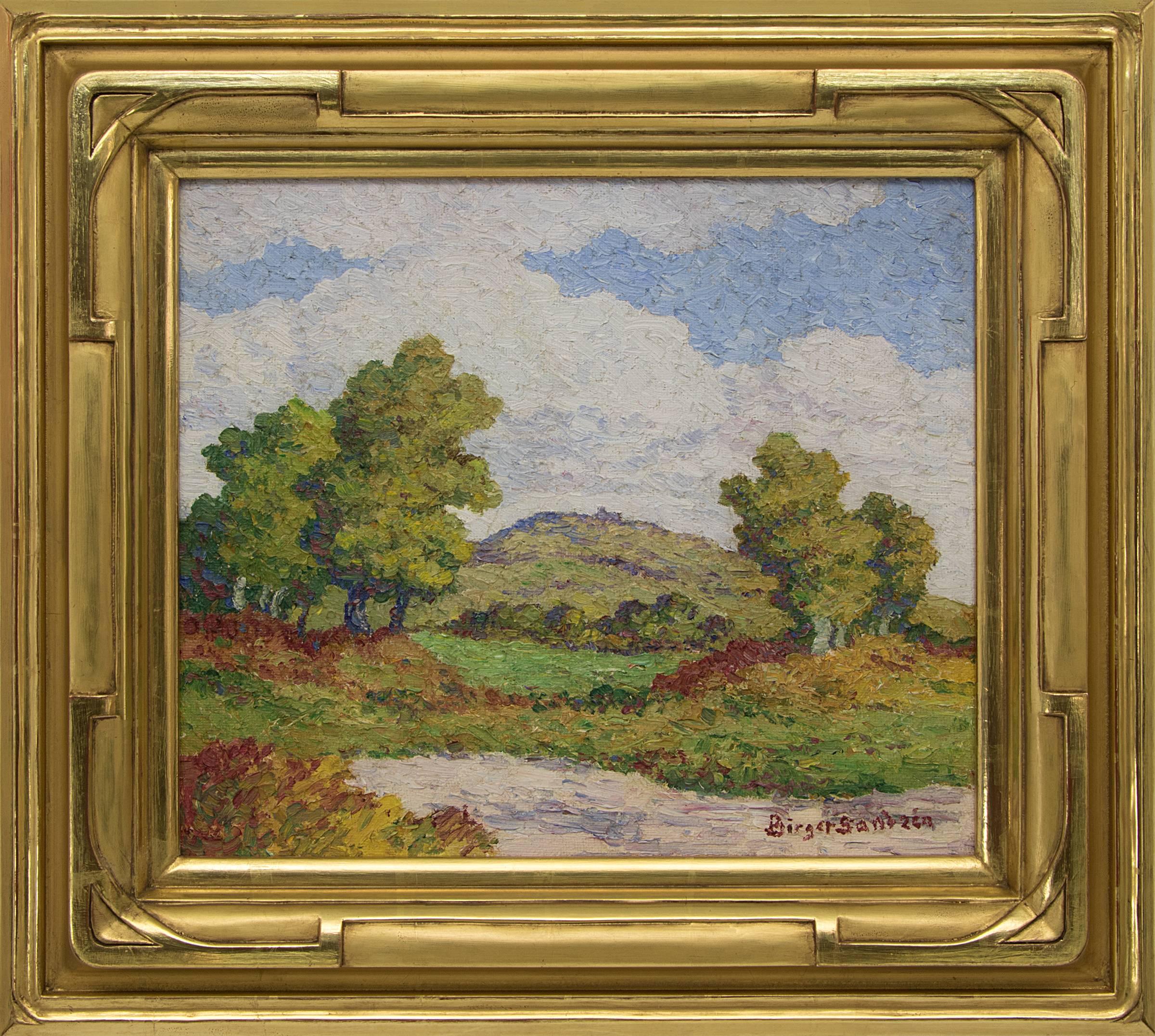 Birger Sandzen Landscape Painting - Coronado Heights (Kansas)