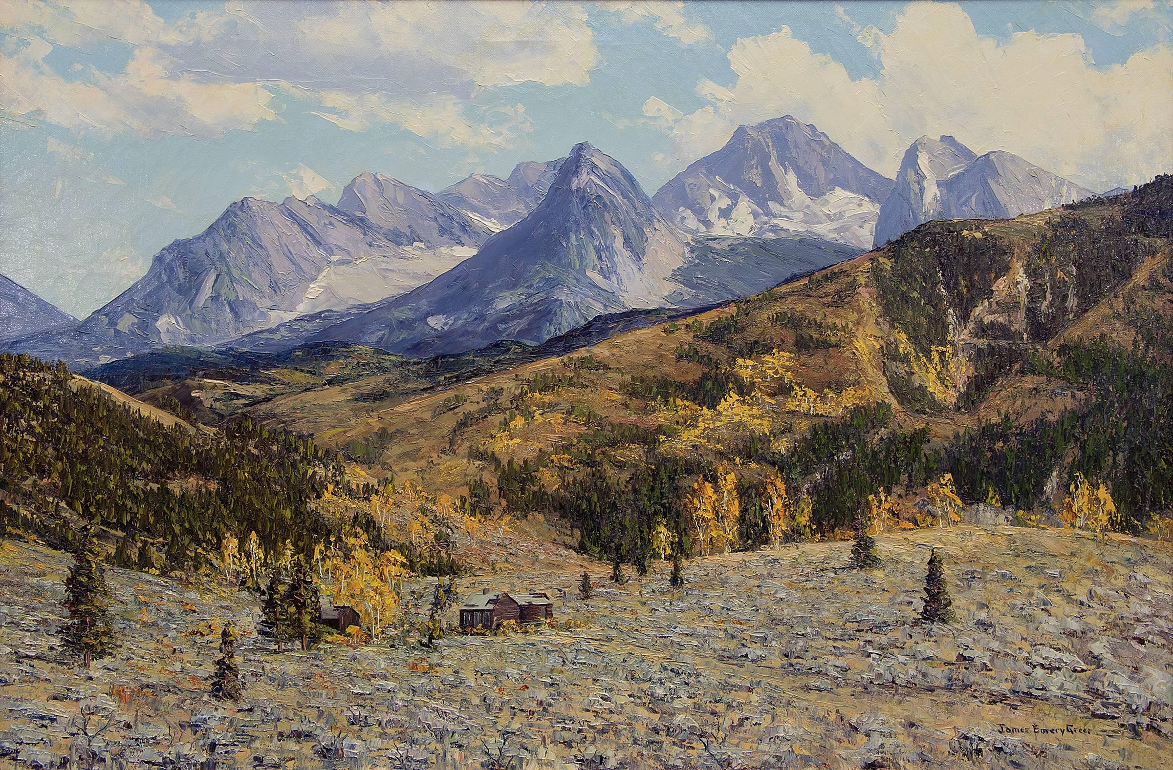 The Sage Reclaims the Land (Near Marble, Colorado) - Painting by James Emery Greer