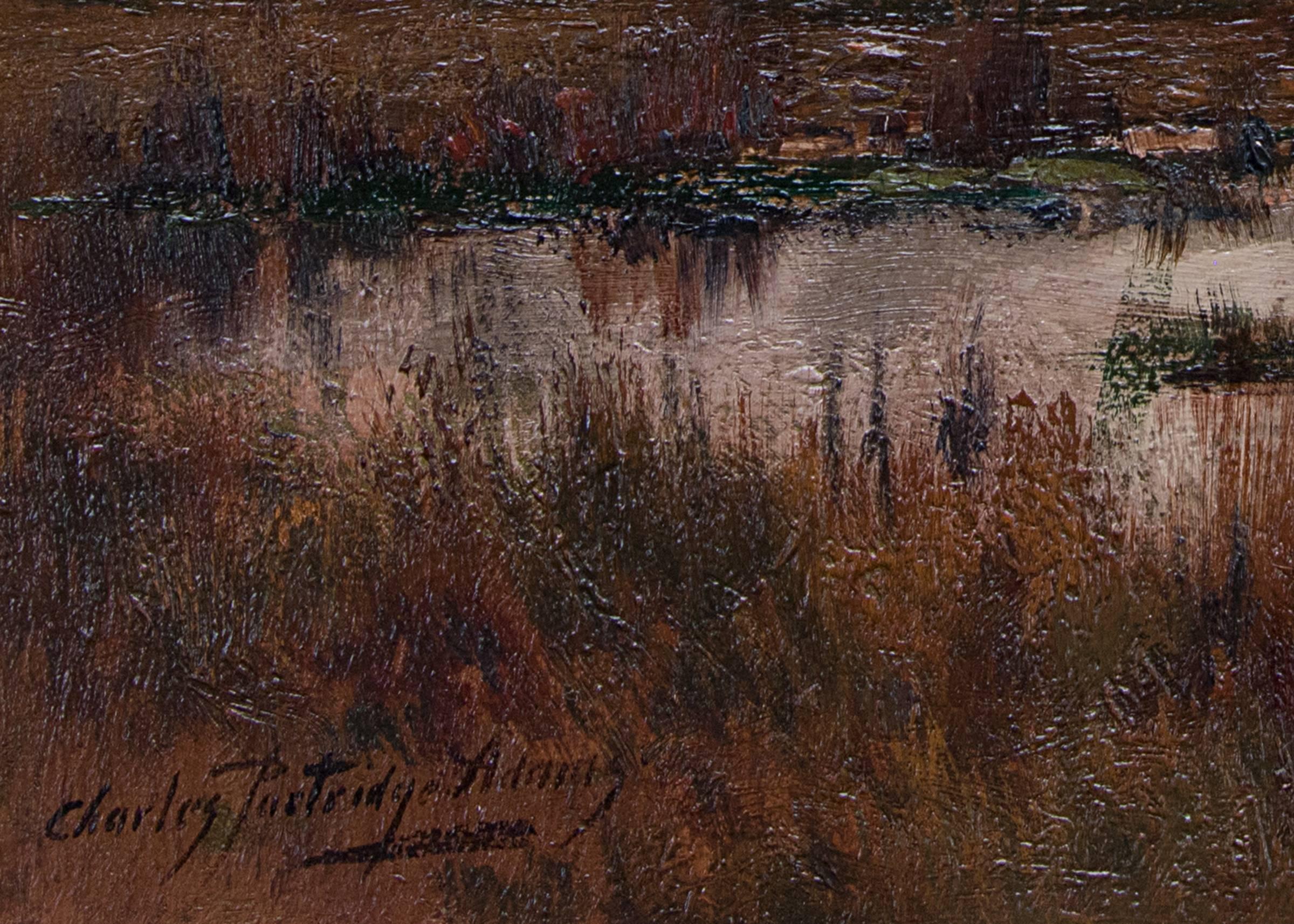 Untitled (Longs Peak, Mount Meeker) - Hudson River School Painting by Charles Partridge Adams