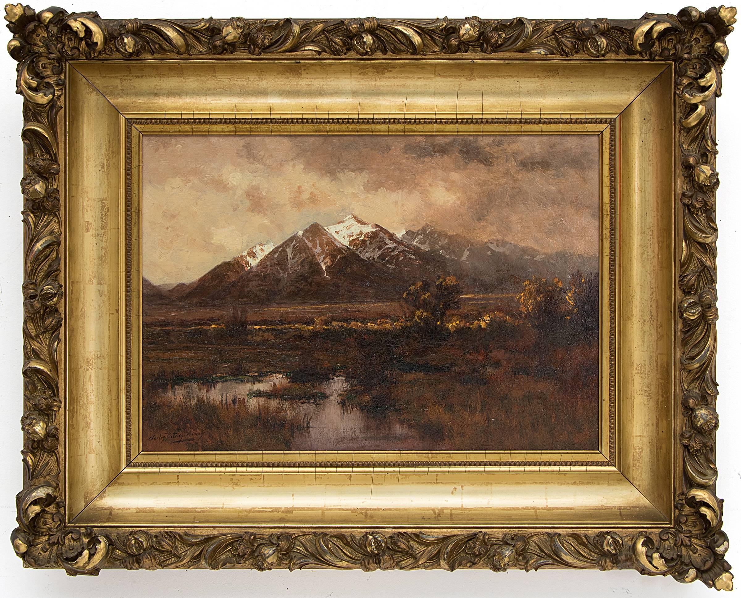 Charles Partridge Adams Figurative Painting - Untitled (Longs Peak, Mount Meeker)