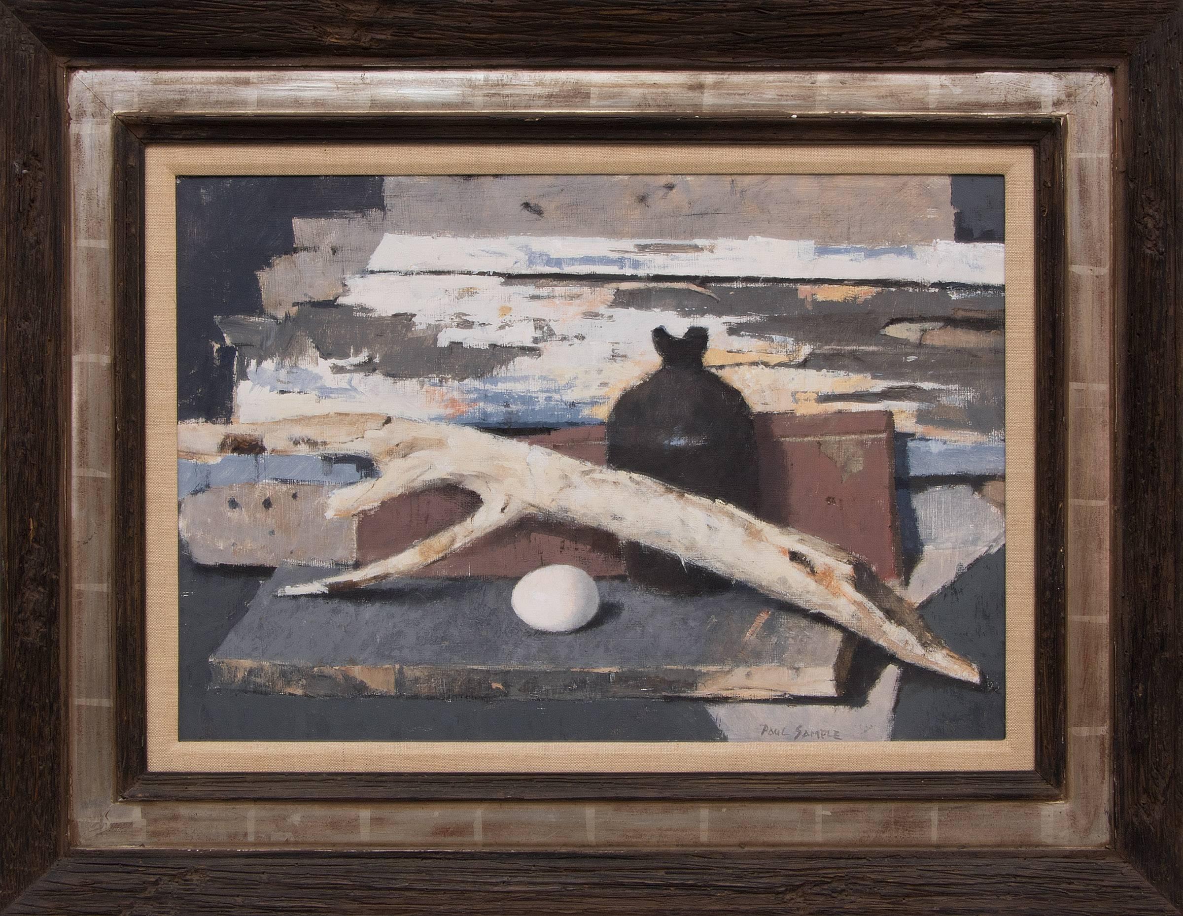 Still Life with Old Wood and Egg
