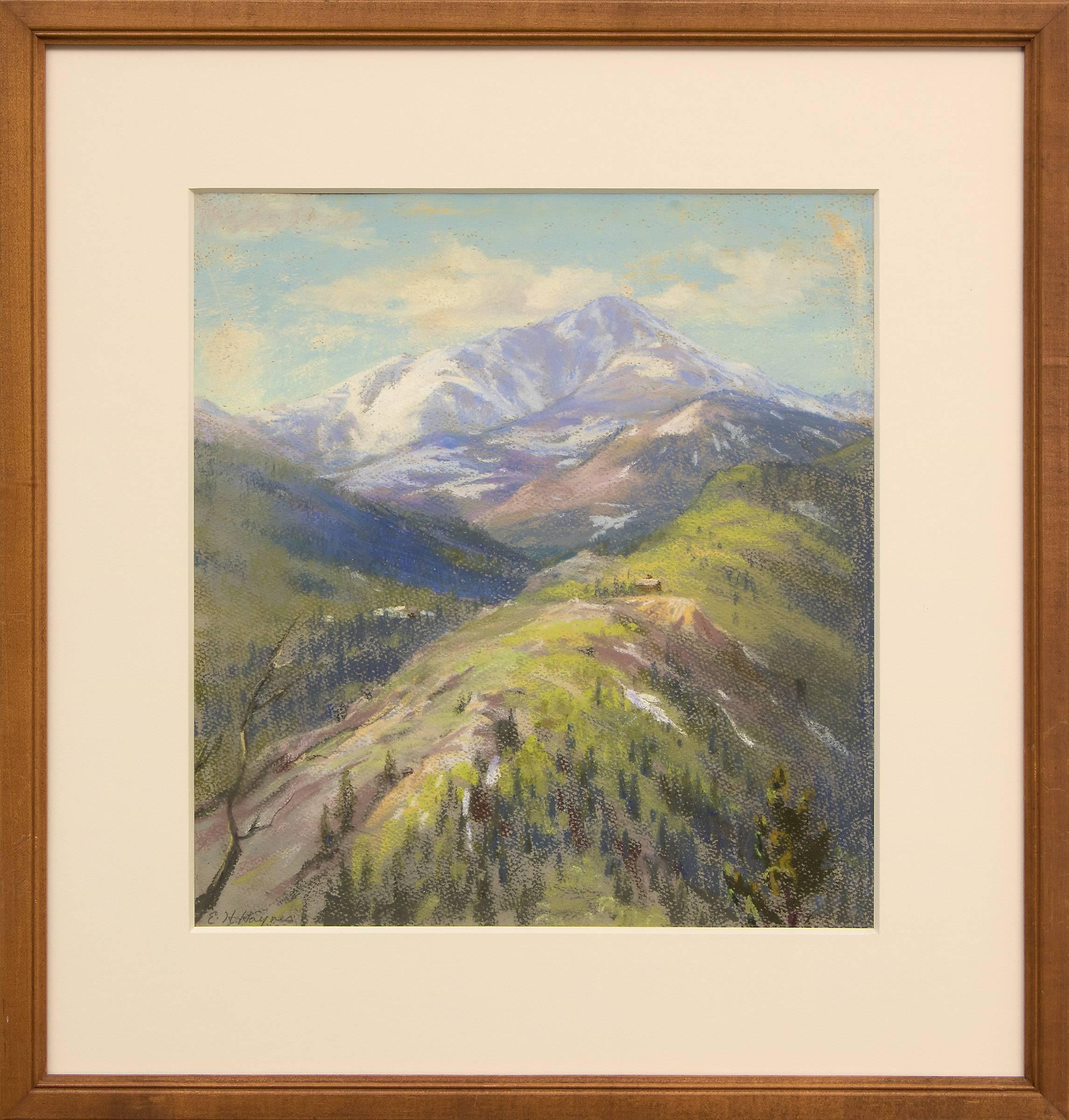 Elsie Haddon Haynes Landscape Painting - Untitled (Colorado Mountain Landscape)
