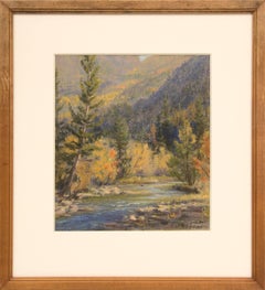 Vintage Untitled (Creek in Autumn, Colorado)