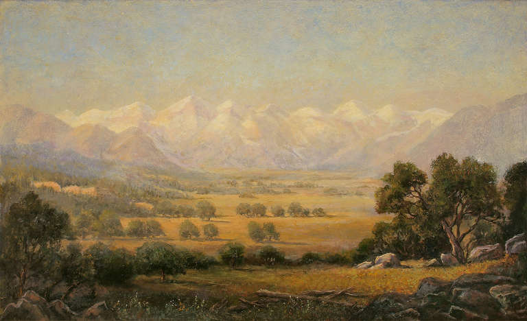 Jerry Malzahn Landscape Painting - Sangre de Cristos (Colorado)