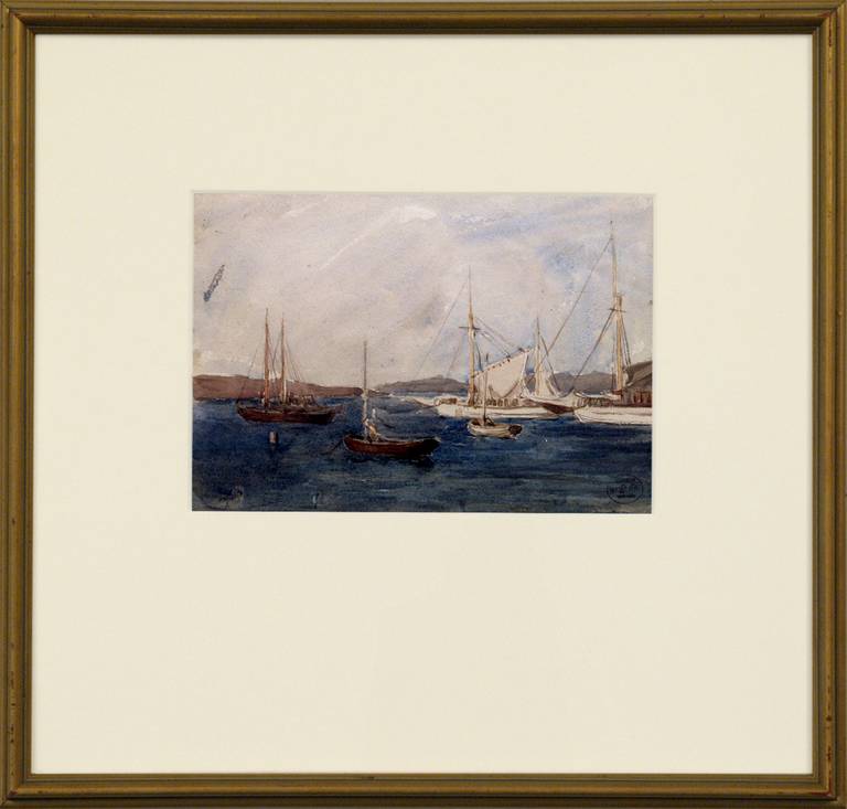 Untitled (Nantucket, Massachusetts) - Painting by Carl Lindin