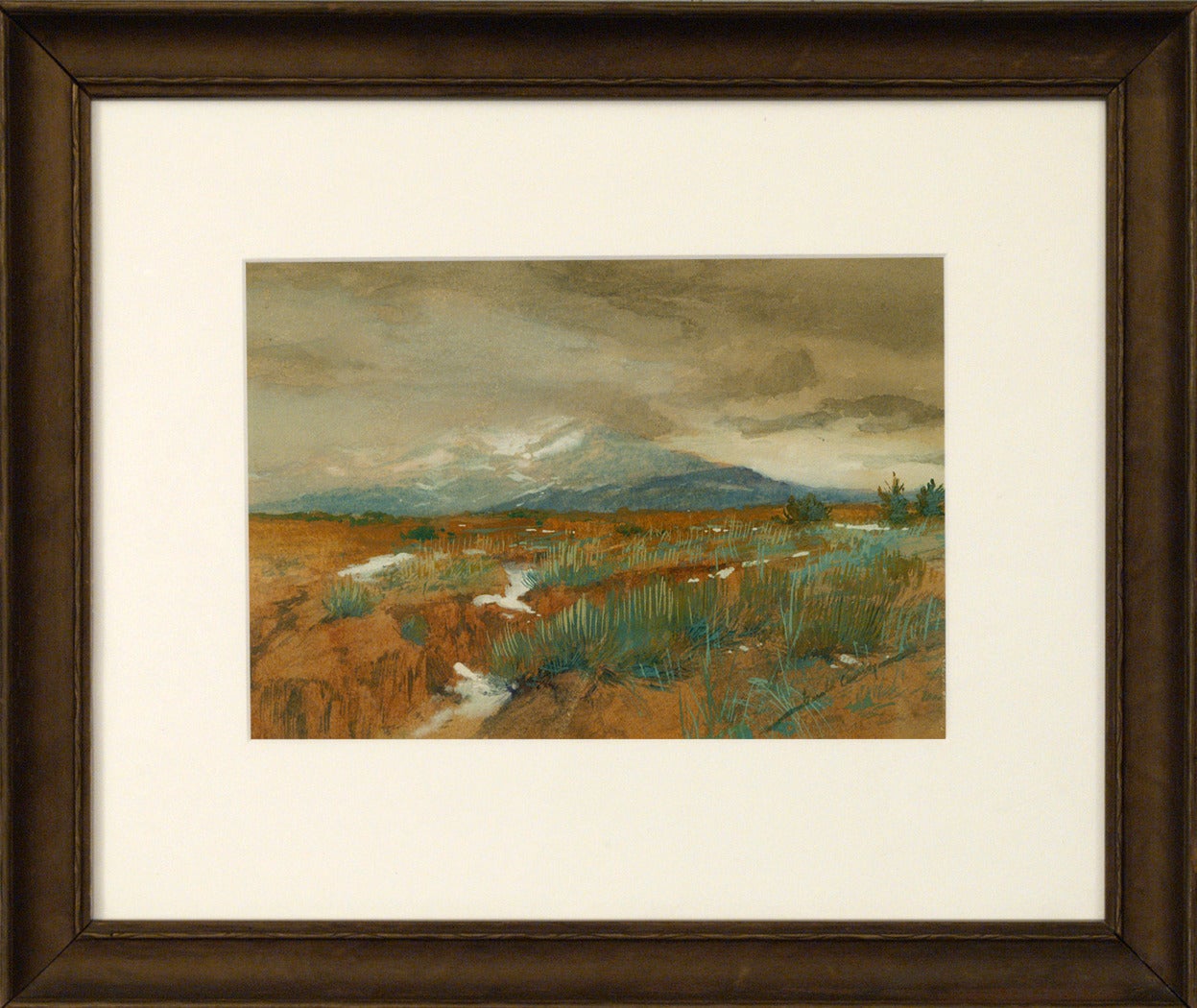 Gerald Cassidy Landscape Painting - Spring Snows (Colorado)