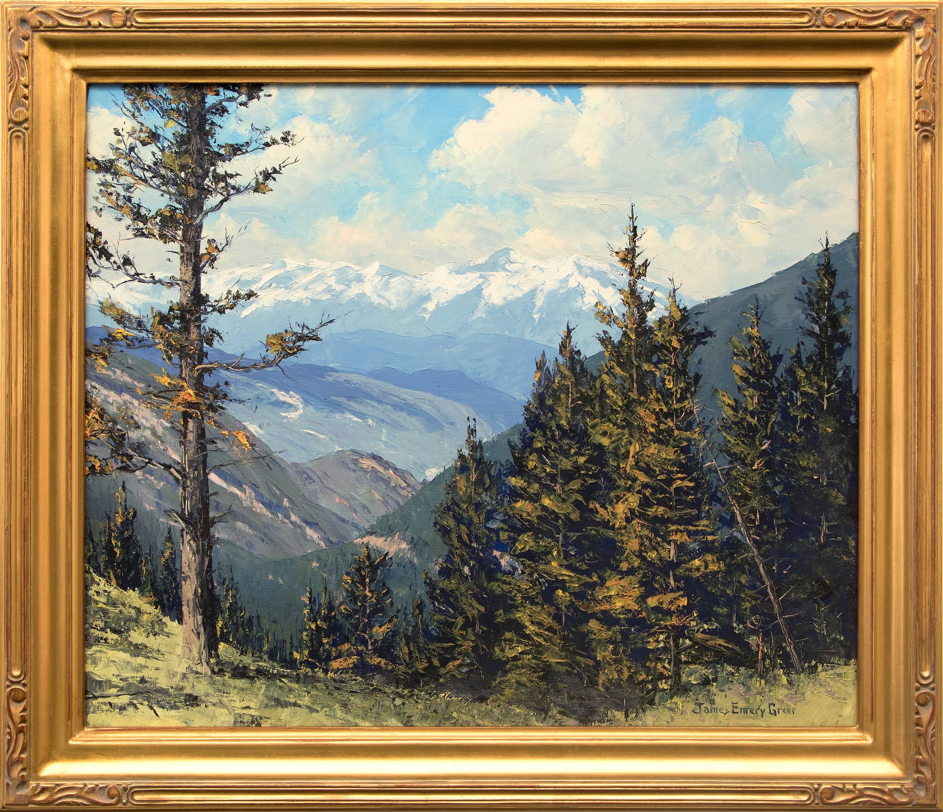 James Emery Greer Landscape Painting - View From Loveland Pass (Colorado)