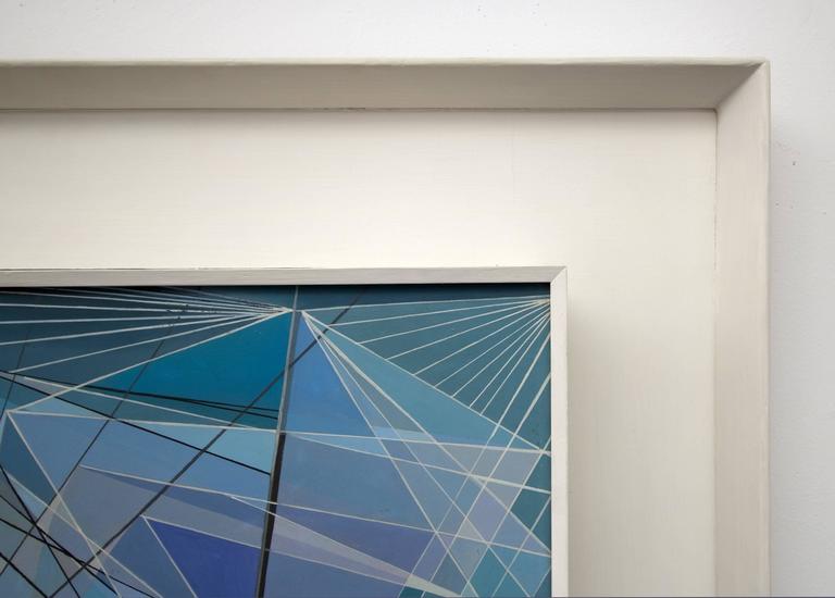 Hilaire Hiler Violet to Blue Green, Diagonal Shadow For Sale at