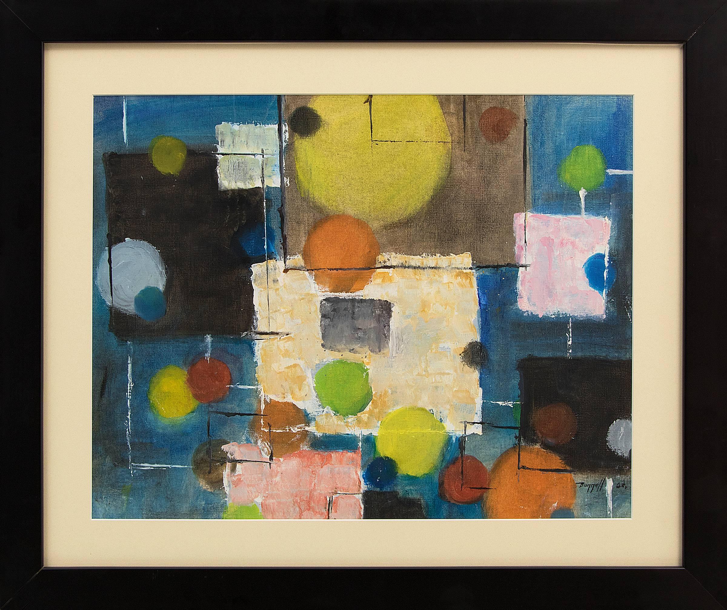 Charles Ragland Bunnell Abstract Painting - Untitled (Abstract)