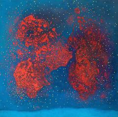 Reds on Blue - Numéro 12 (Energy of Vibrations in Space Series)