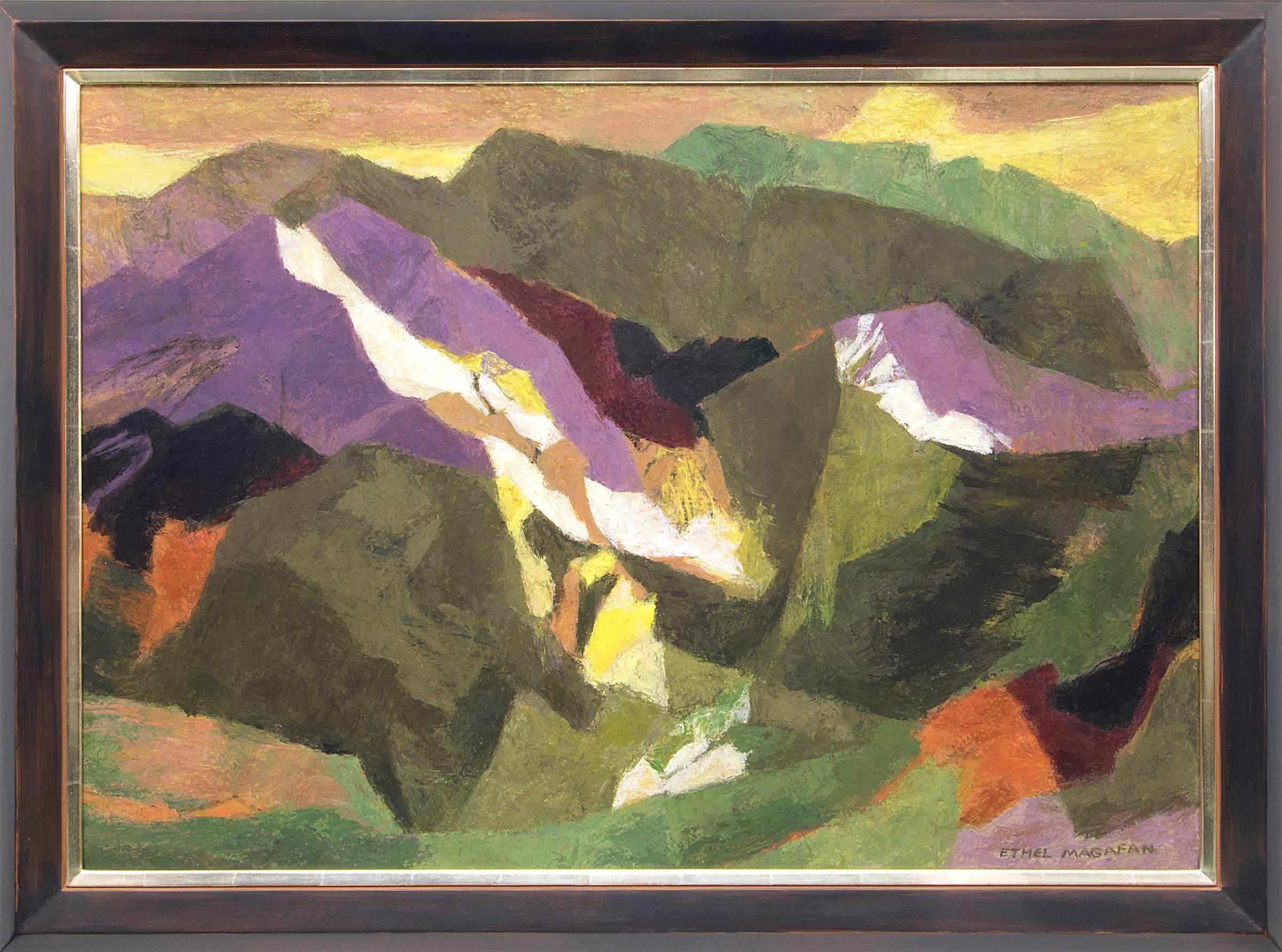 Ethel Magafan Landscape Painting - Above the Desert (Colorado)