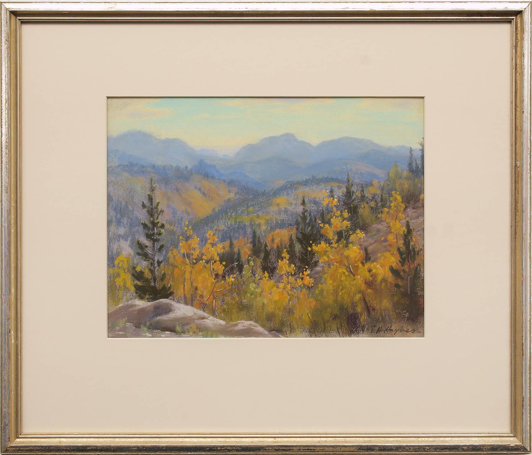 Elsie Haddon Haynes Landscape Painting - Untitled (Autumn in Colorado)